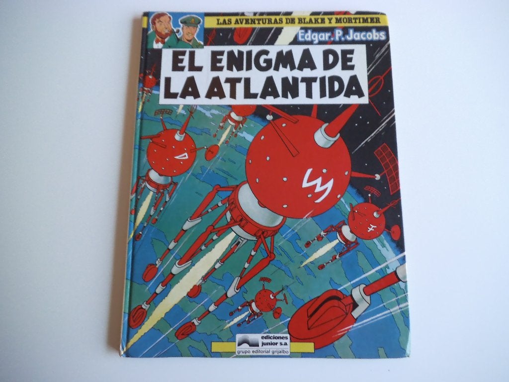 Blake en Mortimer El enigma de la atlantida HC 1984 Spaans, Gelezen, Edgar P. Jacobs, Eén stripboek, Ophalen of Verzenden