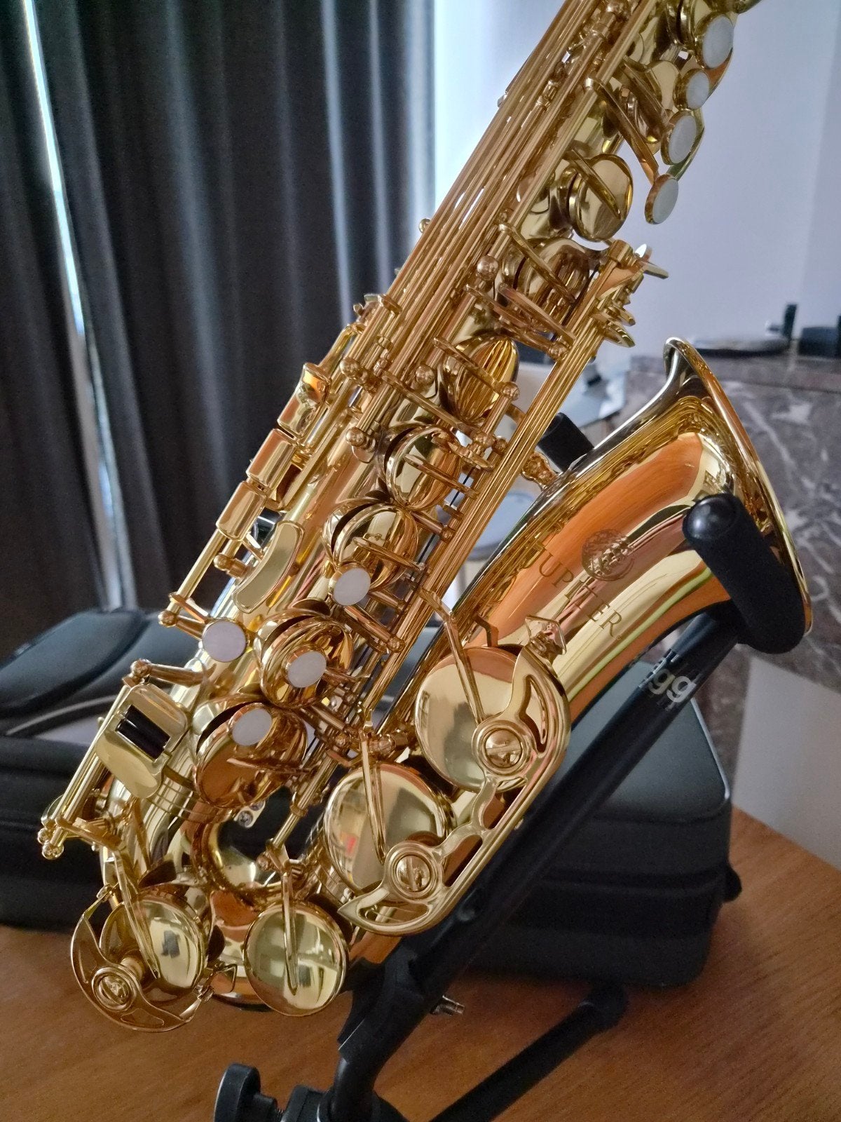 Jupiter JAS510Q Saxophone Alto, Ophalen, Nieuw, Alt, Met koffer
