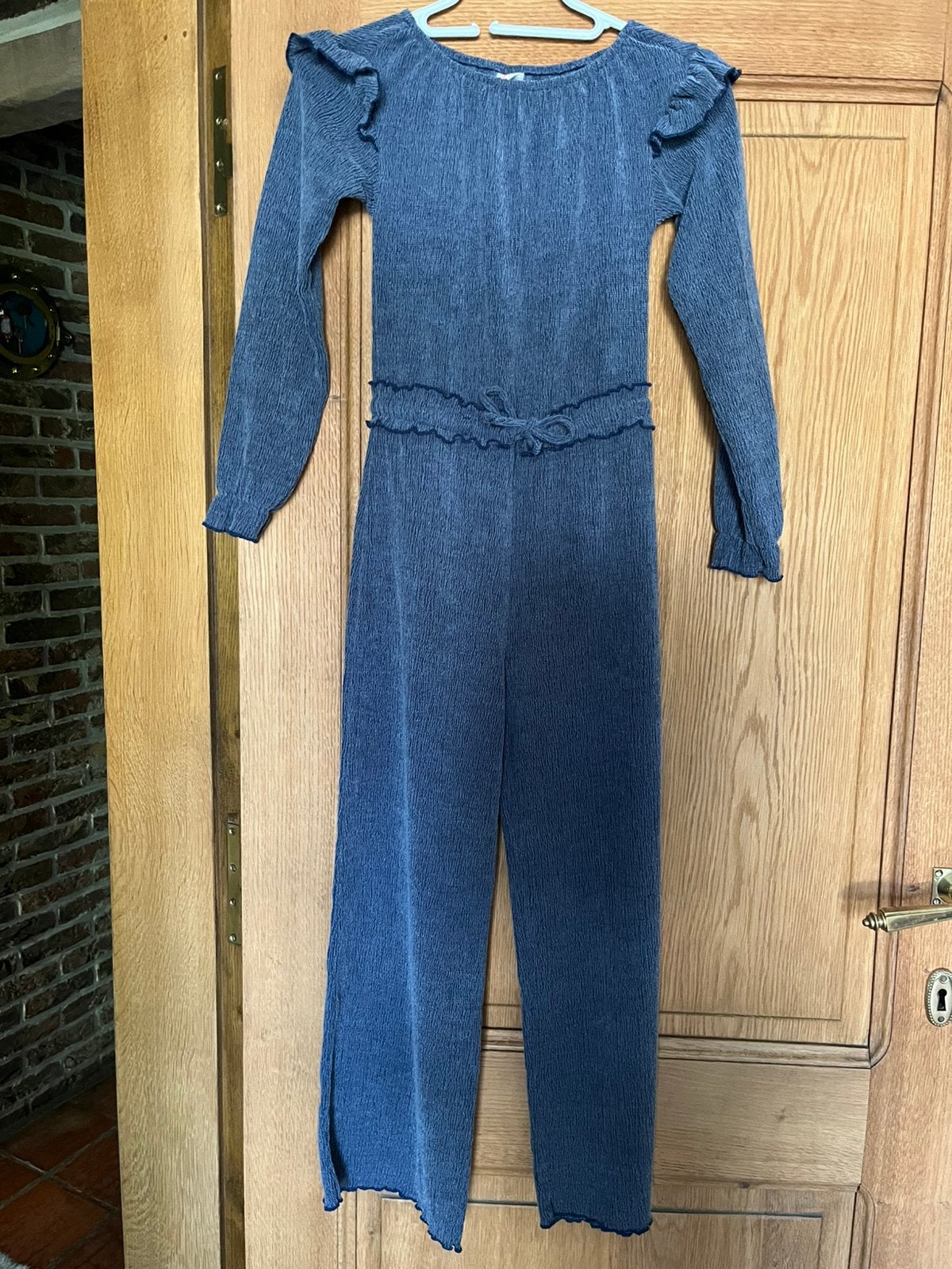 Combinaison bleue en état neuf Taille 134/140, Enfants & Bébés, Vêtements enfant | Taille 134, Enlèvement ou Envoi, Comme neuf