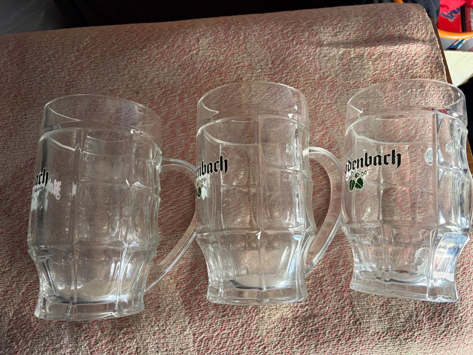 3 bierpotten, Rodenbach, Verzamelen, Ophalen, Zo goed als nieuw, Glas of Glazen