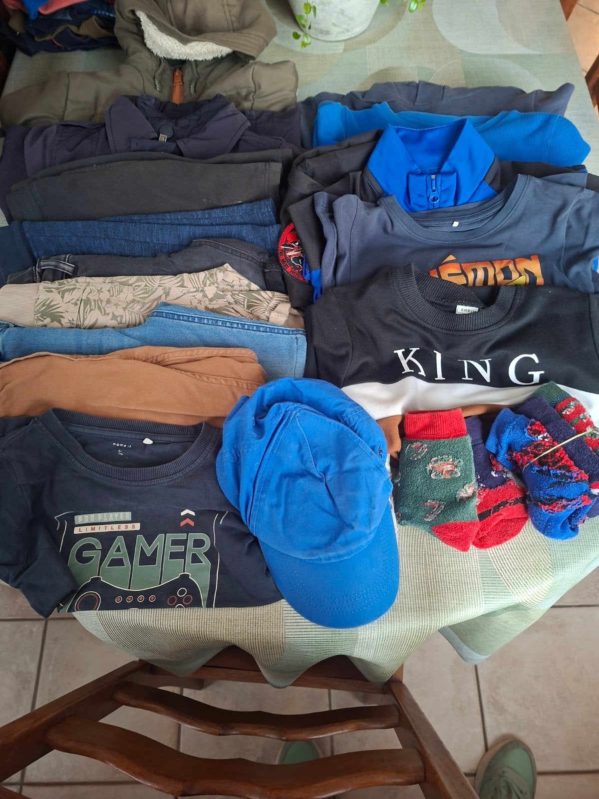Kledingpakket voor Jongens (ca. 15 stuks) – Inclusief Jassen, Kinderen en Baby's, Ophalen, Gebruikt, Maat 116