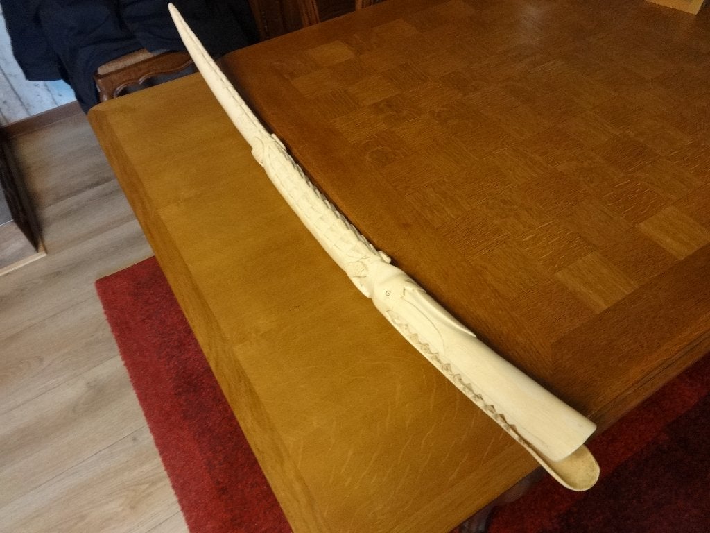 ivoor krokodil, Antiek en Kunst, Ophalen