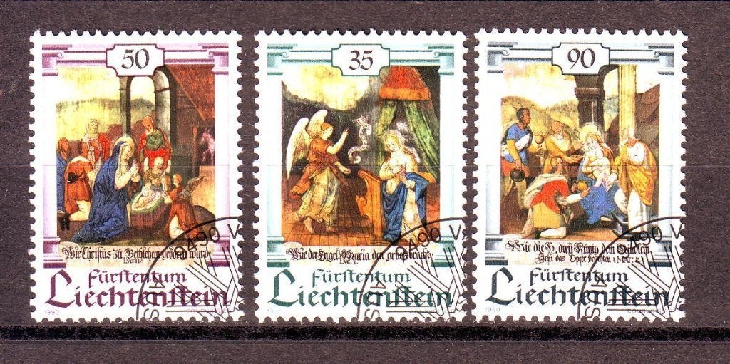 Postzegels Liechtenstein (4) : tussen nr. 946 en 1427, Timbres & Monnaies, Enlèvement ou Envoi, Autres pays, Affranchi