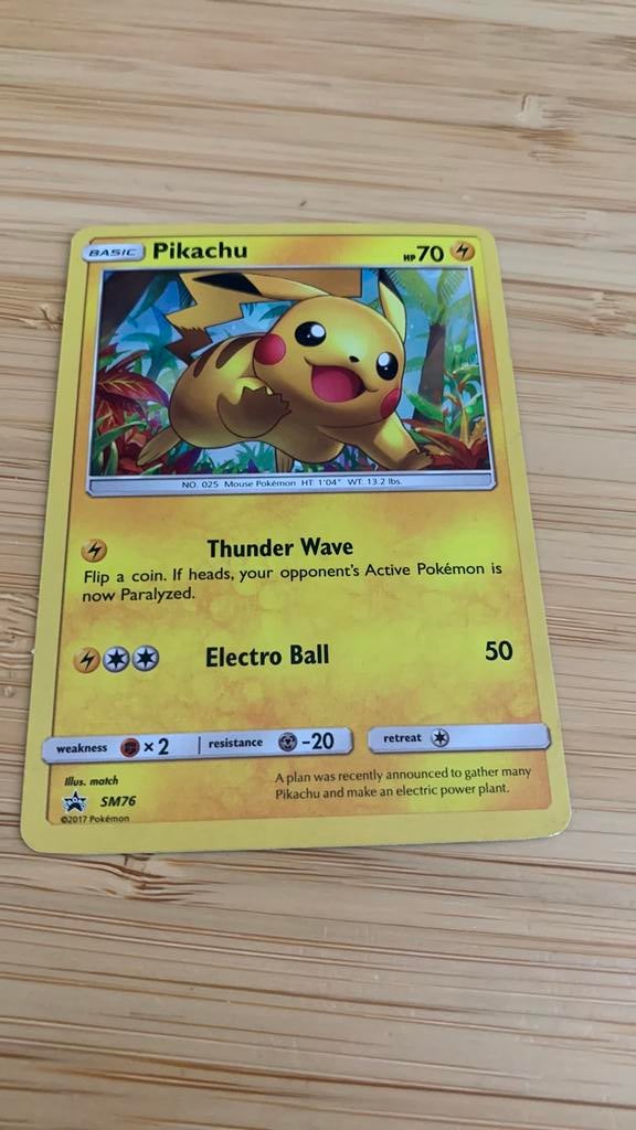 Pikachu SM76, Enlèvement ou Envoi, Comme neuf