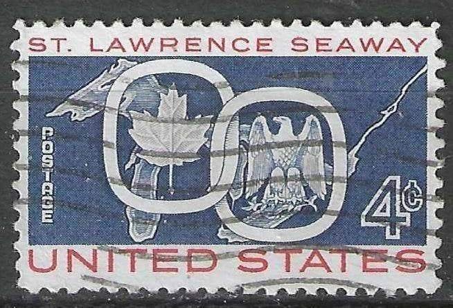 USA 1959 - Yvert 670 - De Saint Lawrence-zeeweg  (ST), Verzenden, Gestempeld, Noord-Amerika