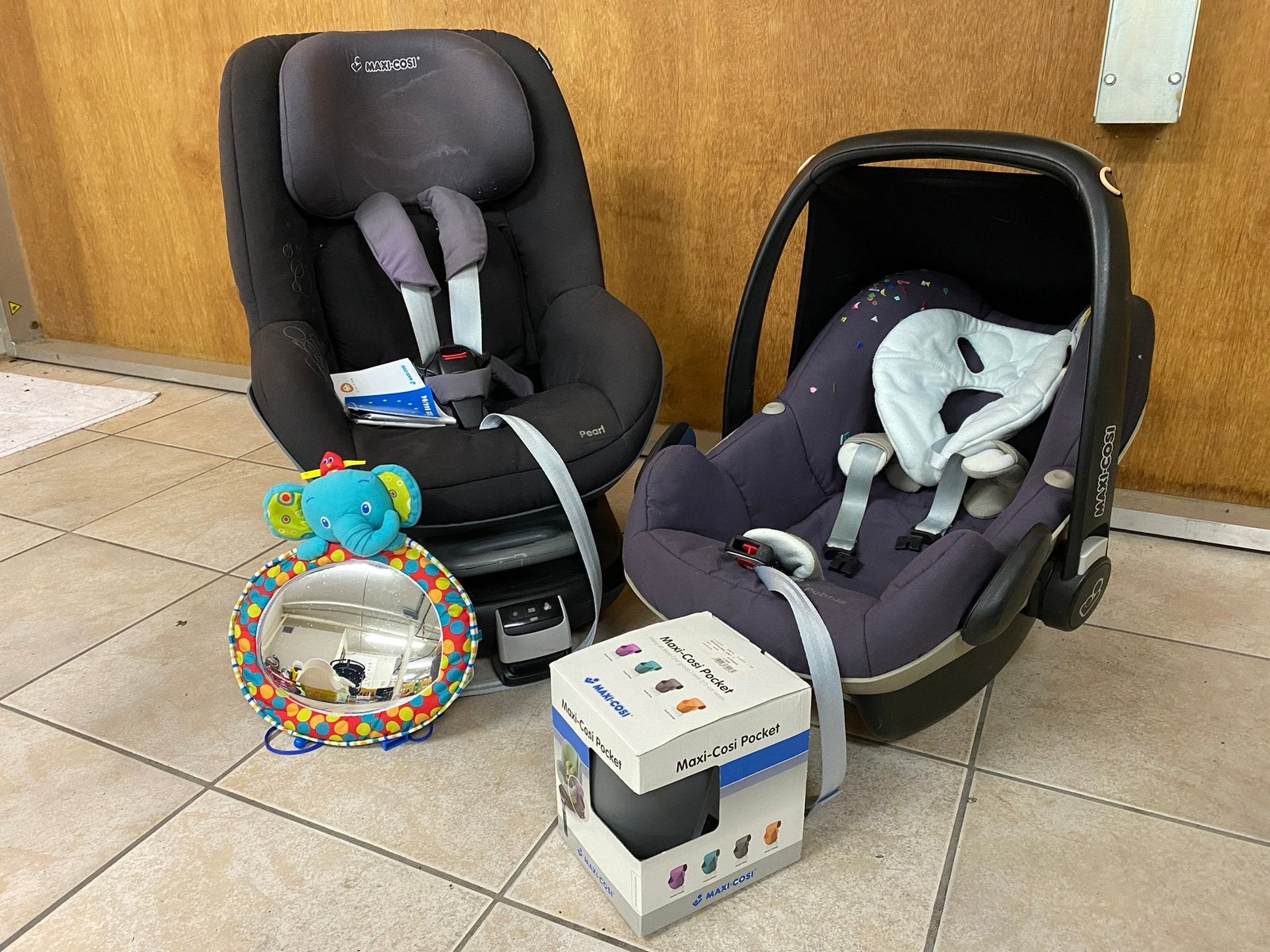 Maxi-cosi 2way Pearl autostoel & 2way Fix iso fix base, Kinderen en Baby's, Ophalen, Zo goed als nieuw, Maxi-Cosi