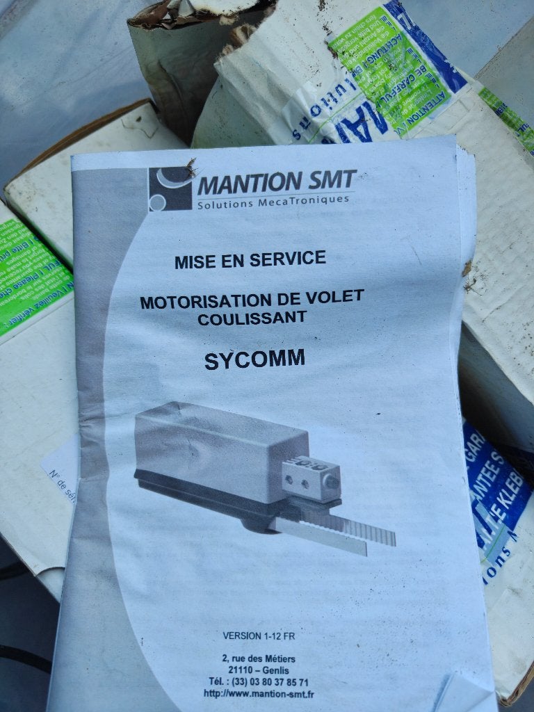 5x Motorisation Mantion SMT pour volets roulants, Bricolage & Construction, Enlèvement ou Envoi, Neuf