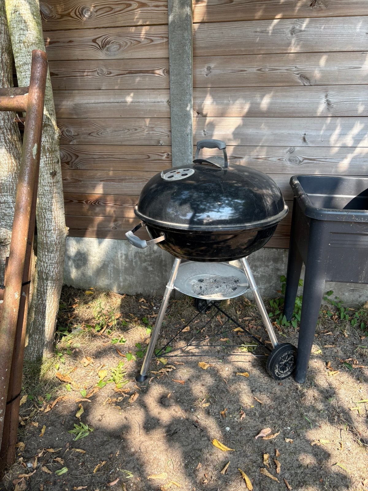 Weber compact bbq, Tuin en Terras, Ophalen, Gebruikt