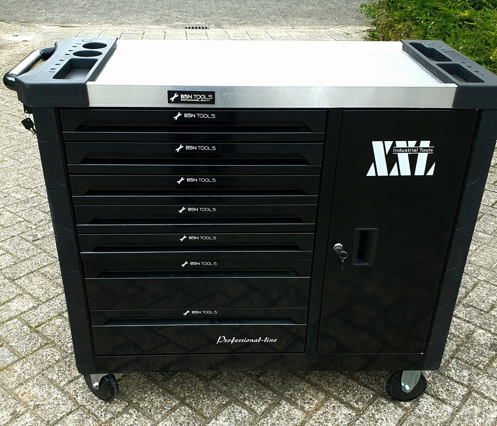 EXTRA BREDE greedschapswagen gevuld met gereedschap (NIEUW), Ophalen of Verzenden, Gevuld, Nieuw