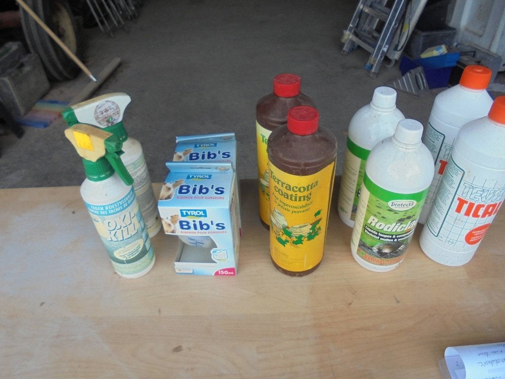 produits d'entretien pour le jardin et la maison, Enlèvement