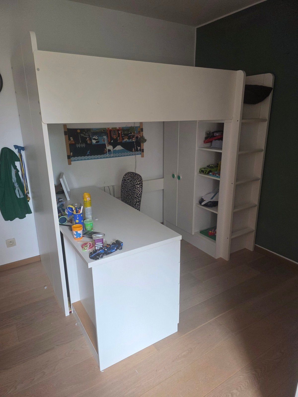 ikea stuva smastad lit pour enfant - avec bureau, Enlèvement