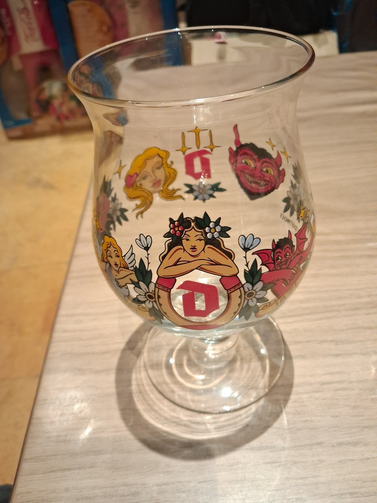 Duvel glas Schiffmacher, Verzamelen, Ophalen of Verzenden, Nieuw, Glas of Glazen, Duvel