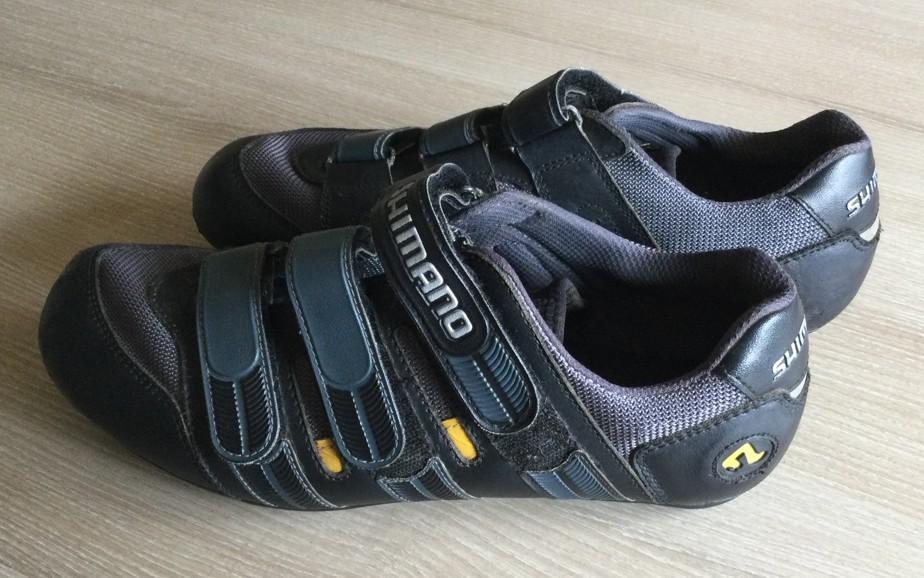 shimano SPD schoenen SH-T092 - mt 42 - incl. schoenplaatjes, Schimano, Gebruikt, Heren, Schoenen