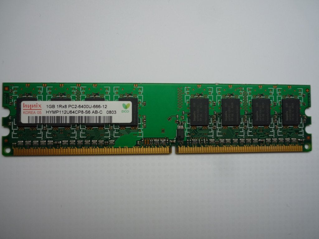 PC2-6400S-666-12 Hynix 1GB PC2-6400 DDR2-800Mhz, Informatique & Logiciels, Enlèvement ou Envoi, Utilisé, Desktop, DDR2