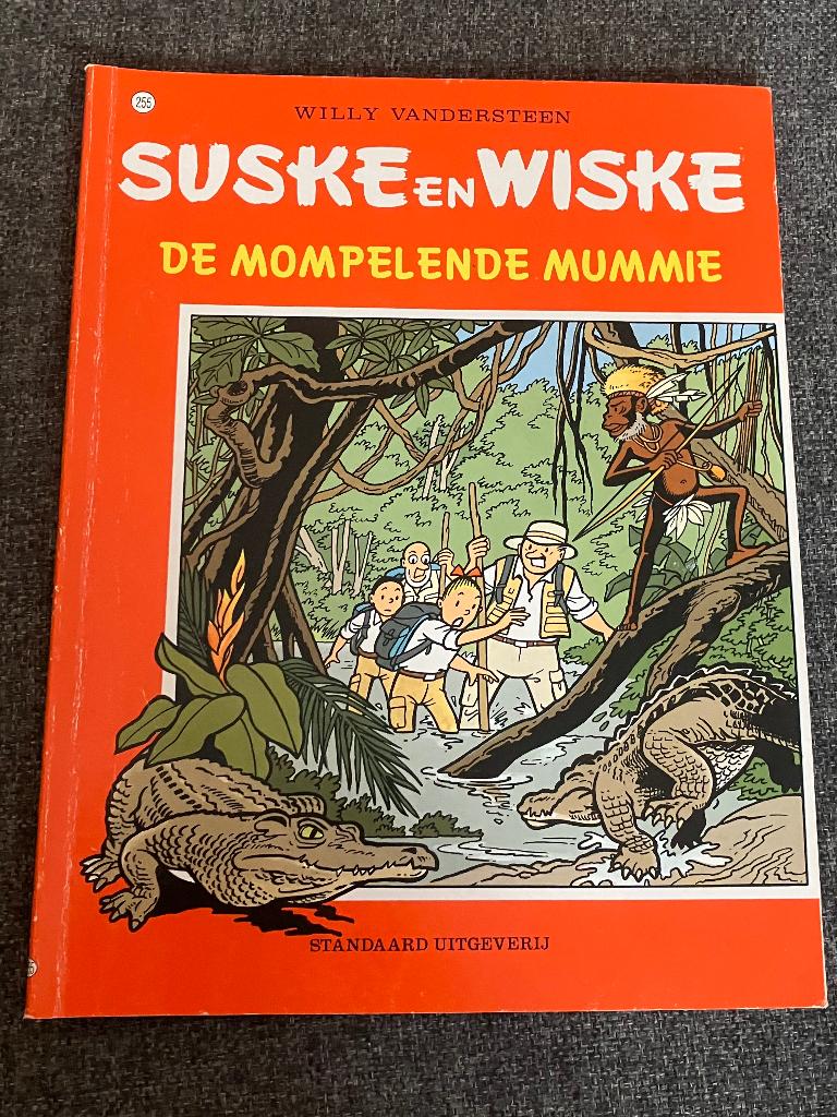 Suske en Wiske - 255 - De mompelende mummie, Eén stripboek, Ophalen of Verzenden, Gelezen, Willy Vandersteen