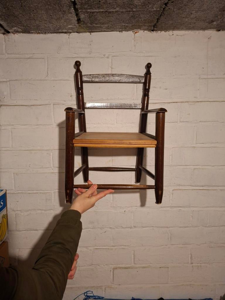 Antiek kinderstoeltje, Ophalen of Verzenden