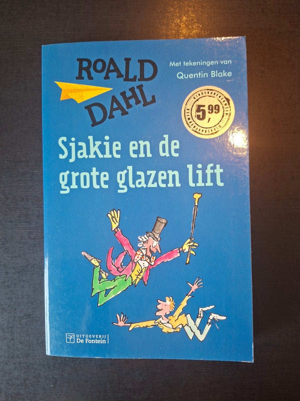 Roald Dahl - Sjakie en de grote glazen lift, Enlèvement, Roald Dahl