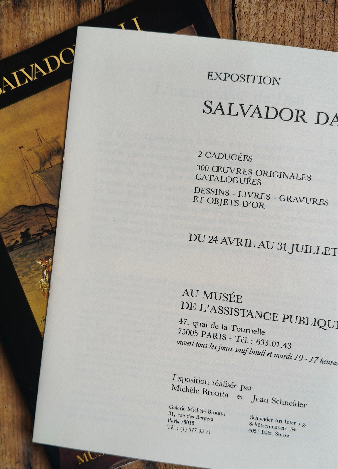 Salvador Dalí tentoonstellingscatalogus 1985 — Zeldzaam (300, Ophalen of Verzenden