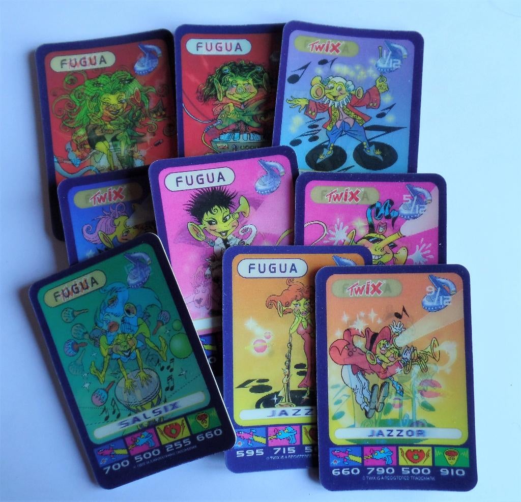 Spacix kaarten / Fugua / Twix, Ophalen, Nieuw, Meerdere kaarten