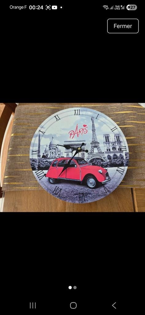 Jolie Horloge, Enlèvement ou Envoi, Horloge murale