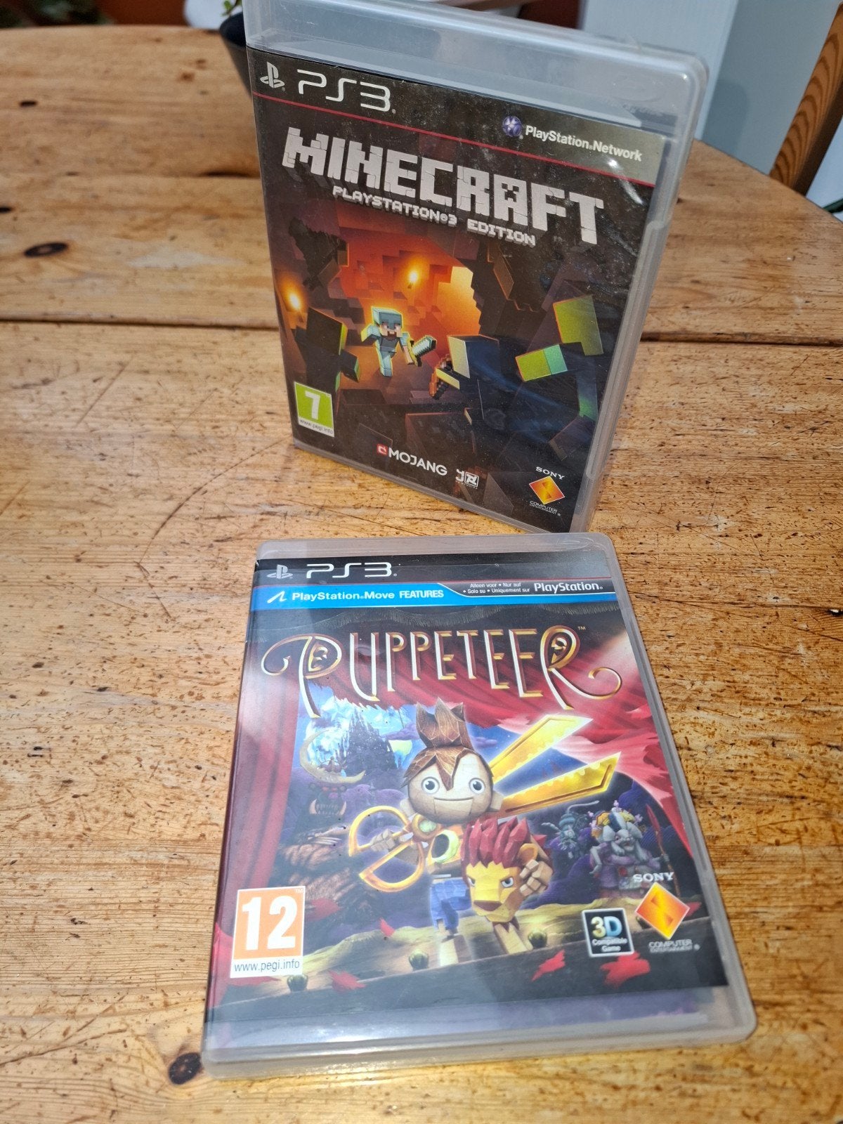 2 supers jeux PS3 -> Puppeteer et Minecraft, Games en Spelcomputers, Ophalen