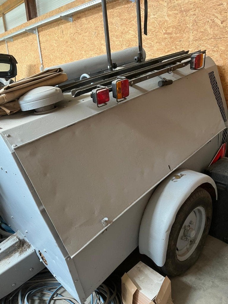Grote diesel compresor, 100 liter of meer, Ophalen, Gebruikt, 6 tot 10 bar