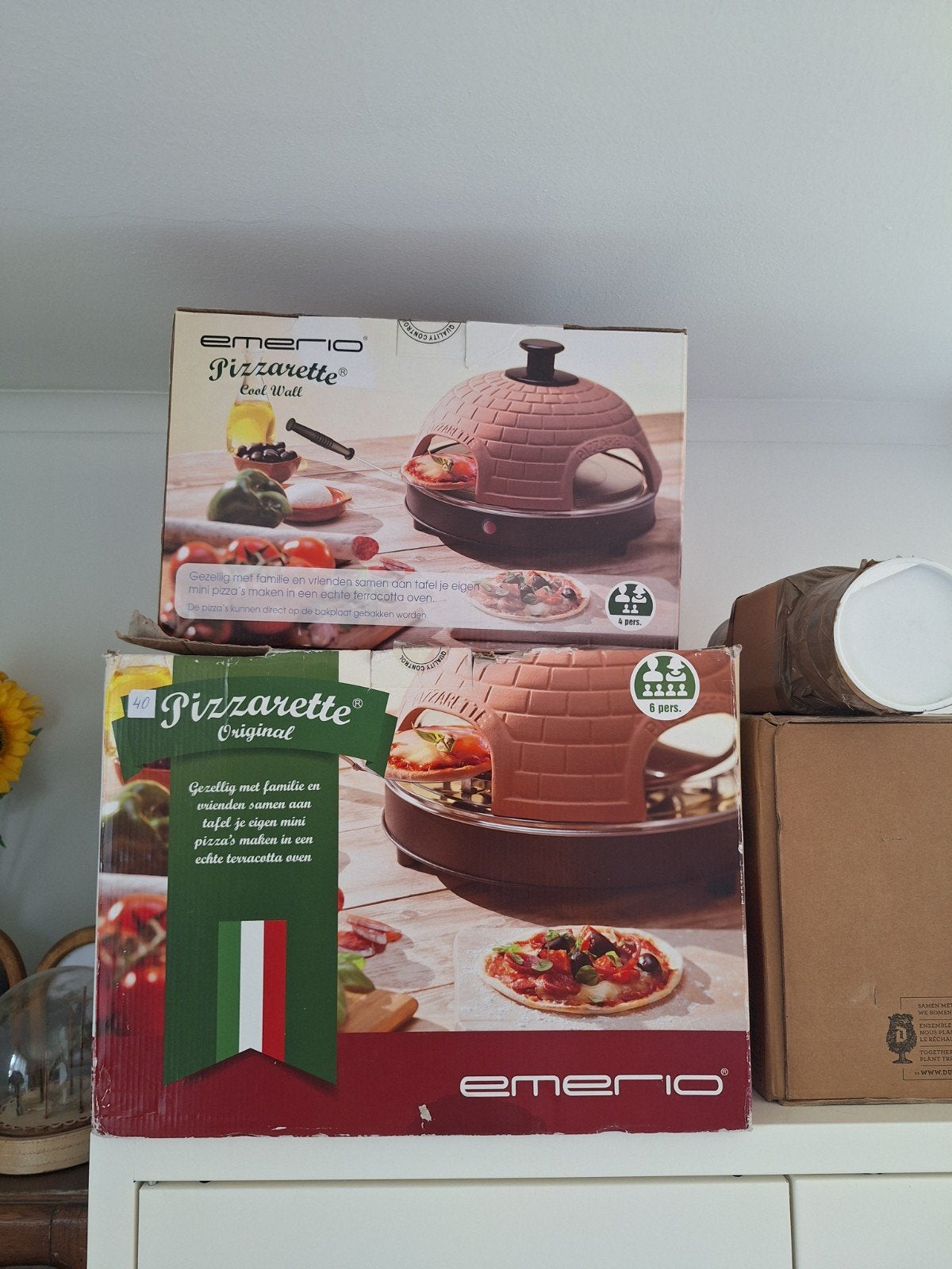 Emerio Pizzarette 4 personen & 6 personen, Enlèvement