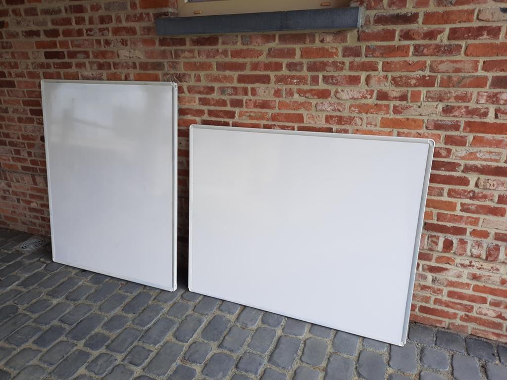 Whiteboard 120cm op 100cm, Ophalen, Whiteboard