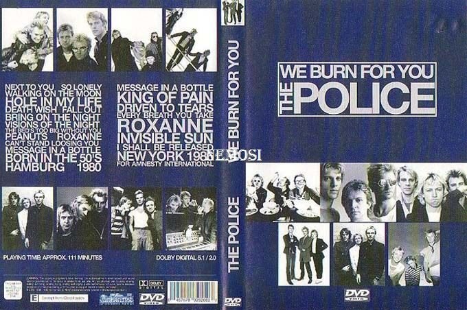 DVD - POLICE - WE BURN FOR YOU, Envoi, Neuf, dans son emballage, Concert