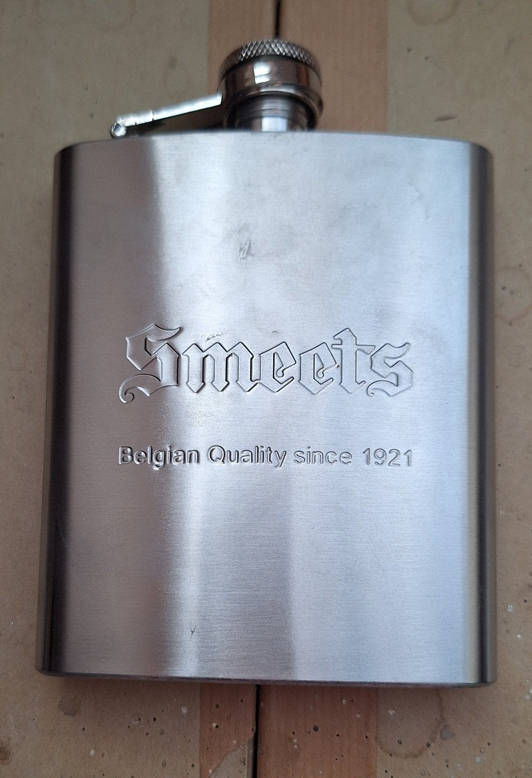 Flacon, heupfles stokerij Smeets Hasselt, Ophalen of Verzenden