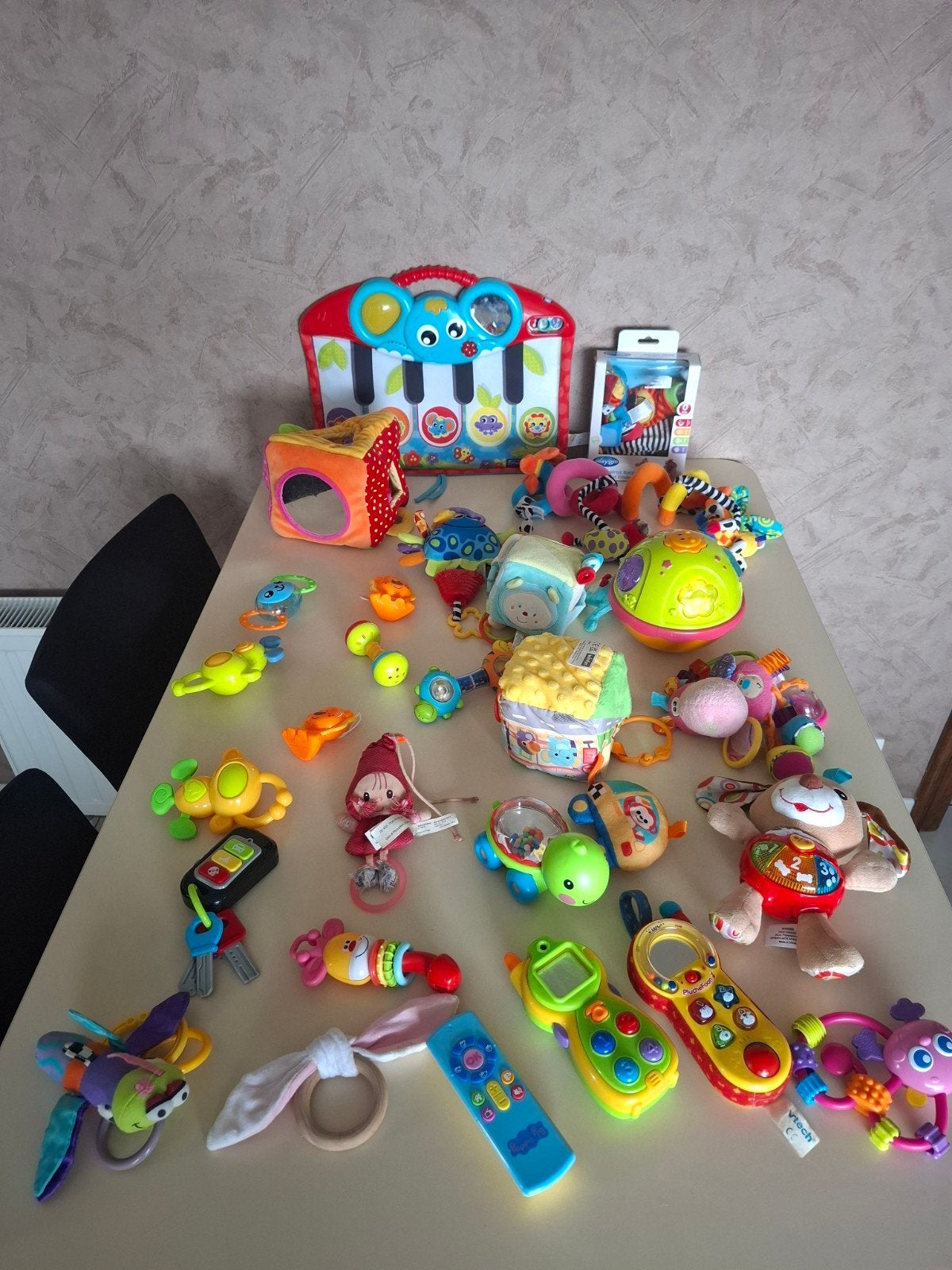 babyspeelgoed, Ophalen