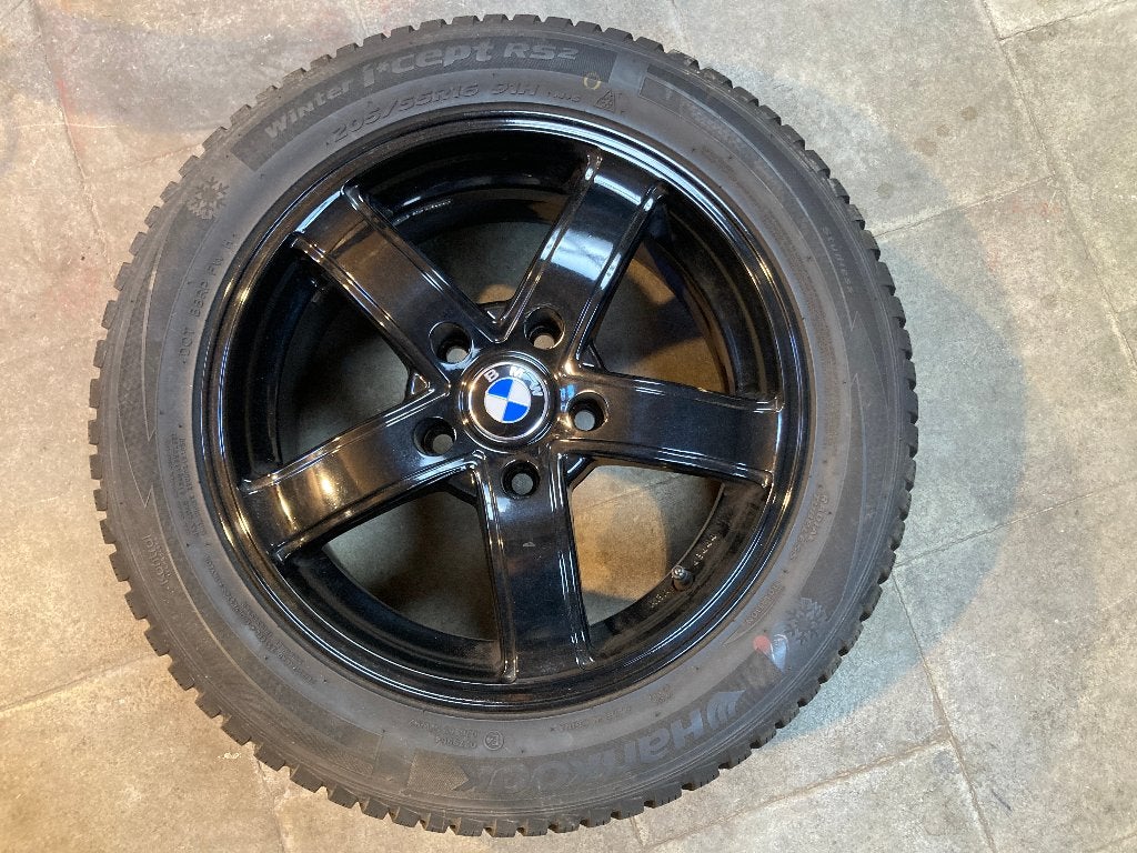 set Hankook winterbanden op Tec velgen te koop, Auto-onderdelen, Ophalen, Gebruikt, Velg(en), 16 inch