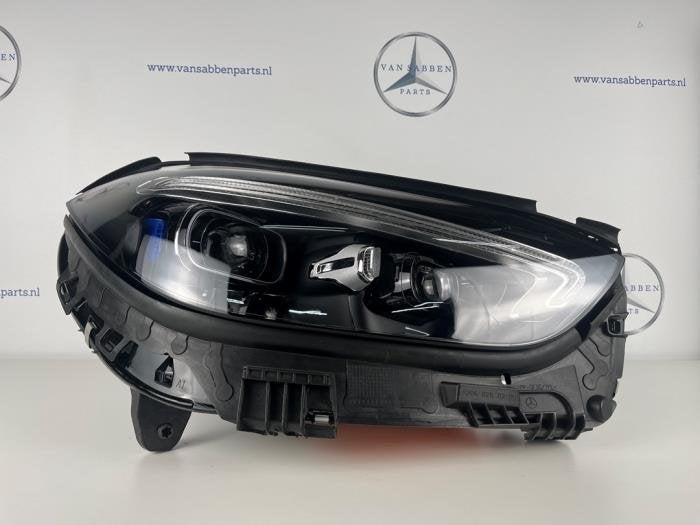 Koplamp rechts van een Mercedes C-Klasse, Gebruikt, -, -, 3 maanden garantie
