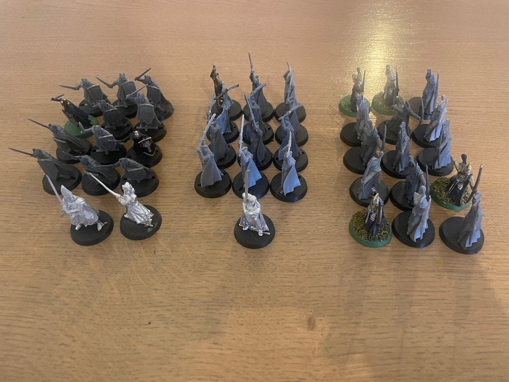 LOTR MESBG Last Alliance leger, Gebruikt, Figuurtje(s), Geverfd, Lord of the Rings