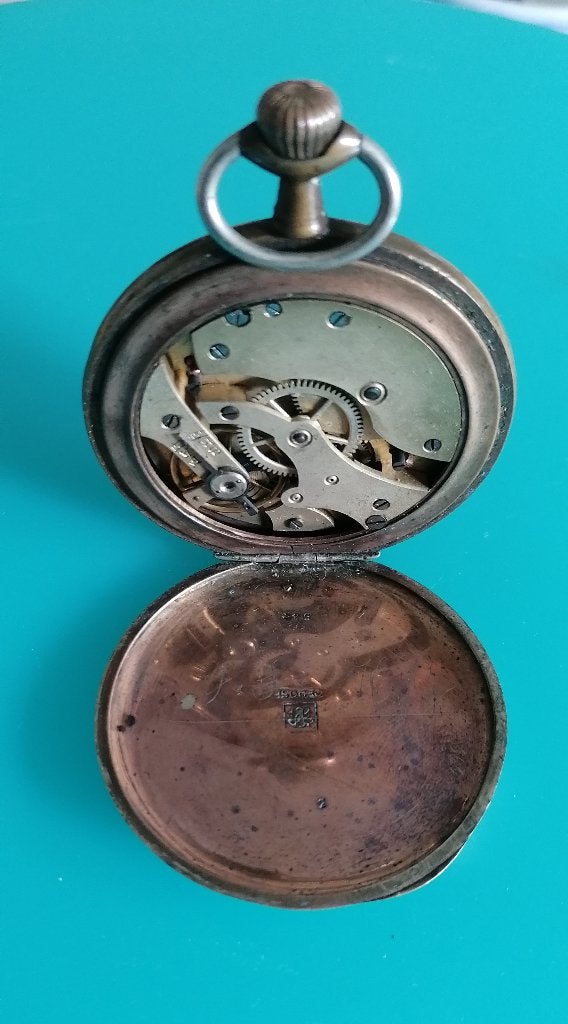 Montre gousset ancienne complète, Autres marques, 1900 à 1930, Autres matériaux, Montre de poche
