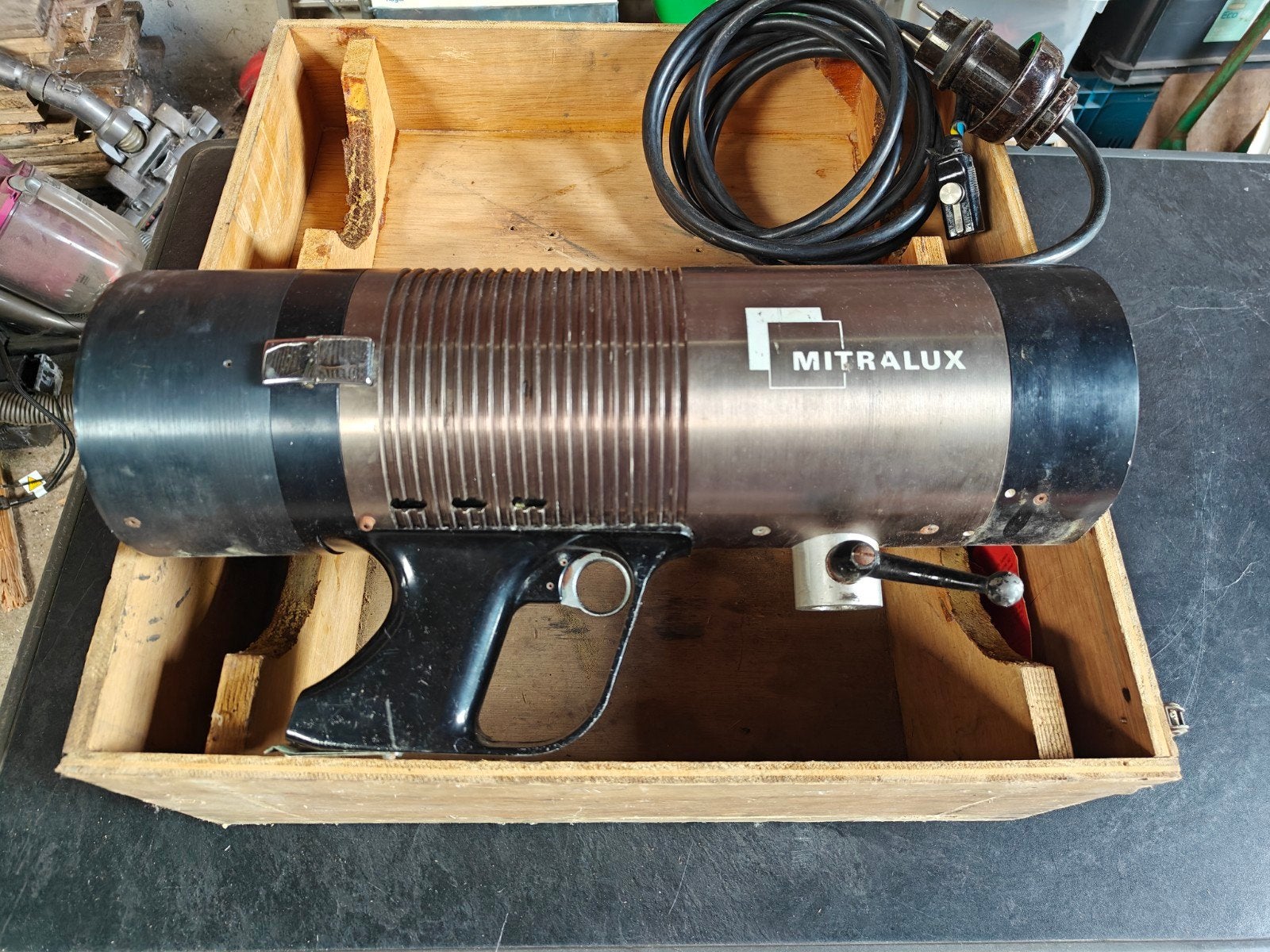 lamp mitralux, Ophalen, Gebruikt