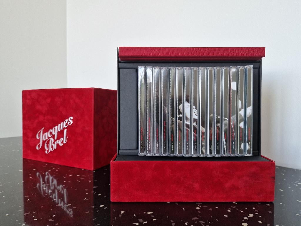 Jacques Brel Intégrale - coffret de 16 CD, CD & DVD, CD | Francophone, Utilisé, Enlèvement ou Envoi