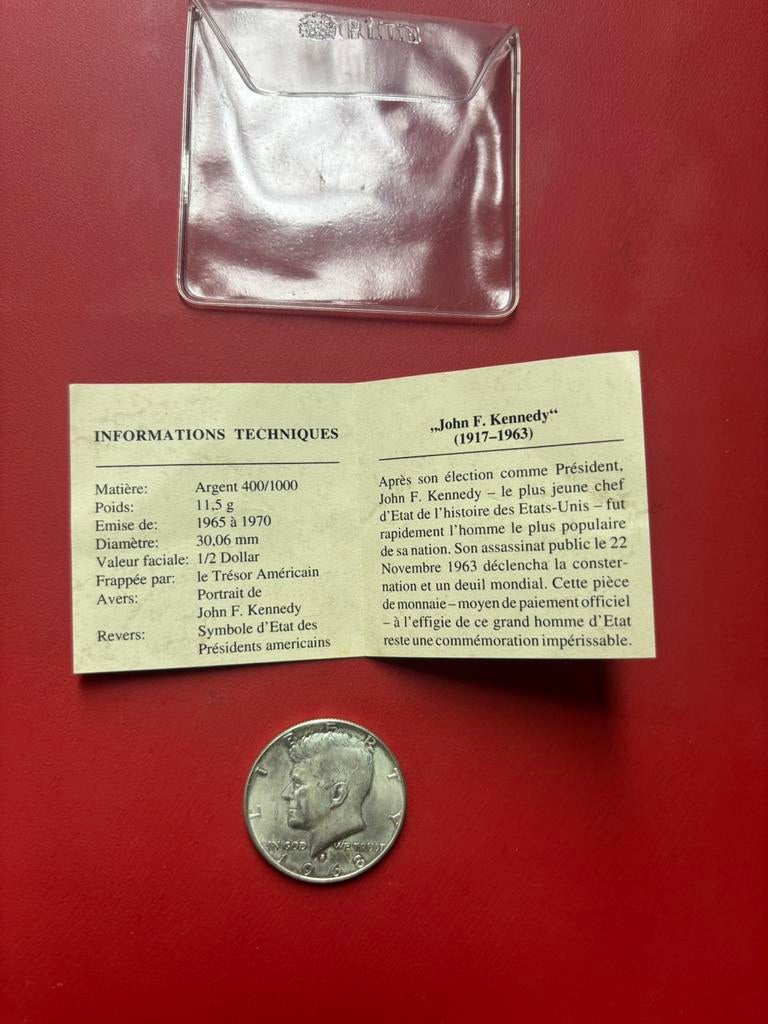 Half dollar 1968, Enlèvement ou Envoi