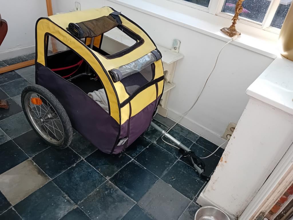 Honden fietskar, Ophalen
