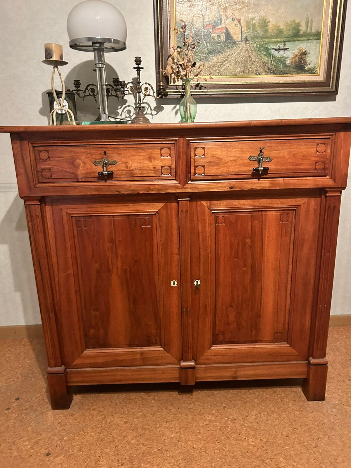 Antieke Louis Philippe Kast / Dressoir, Enlèvement, Utilisé
