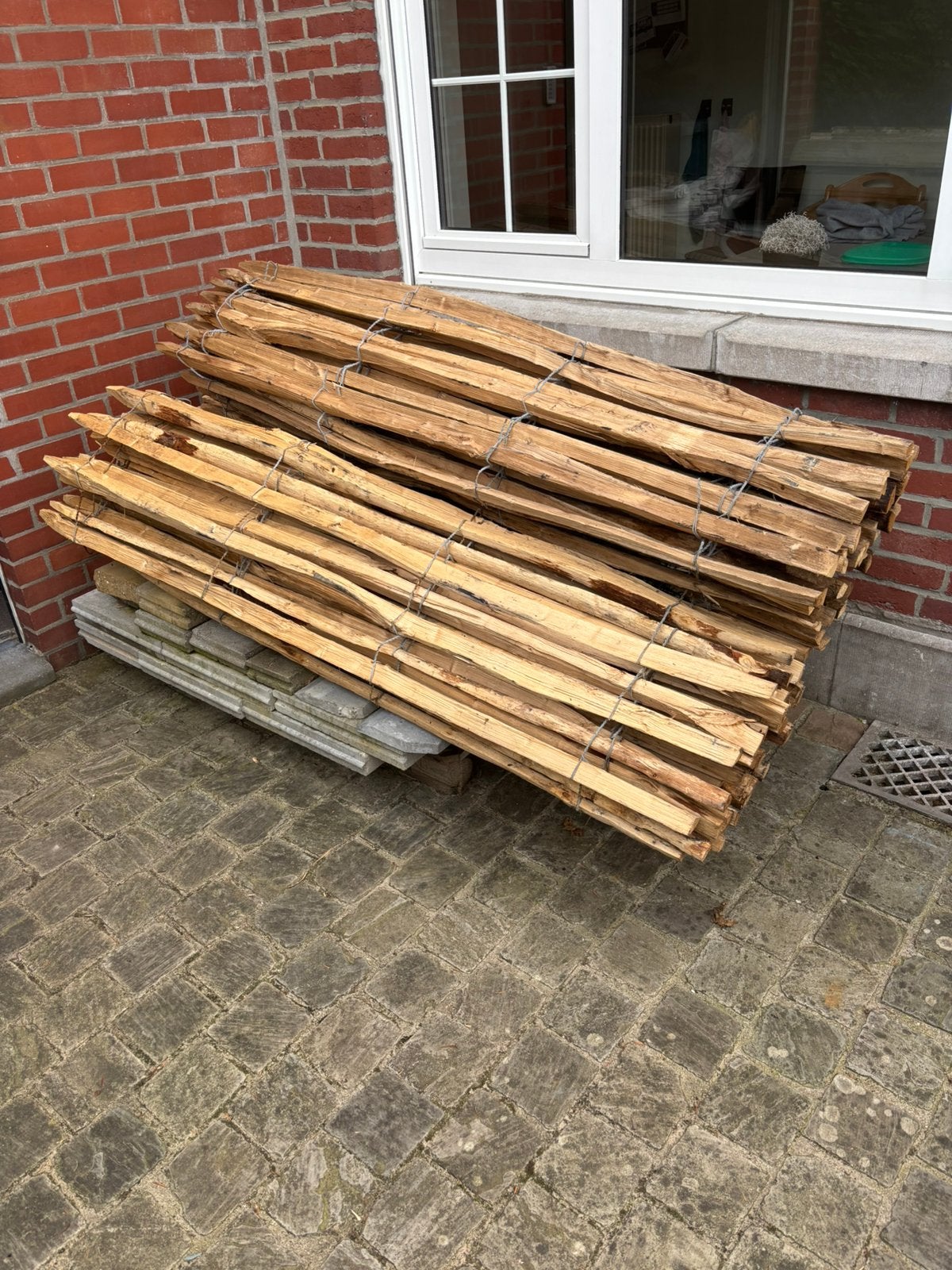 Kastanje omheining hoogte 175cm, Ophalen, Nieuw
