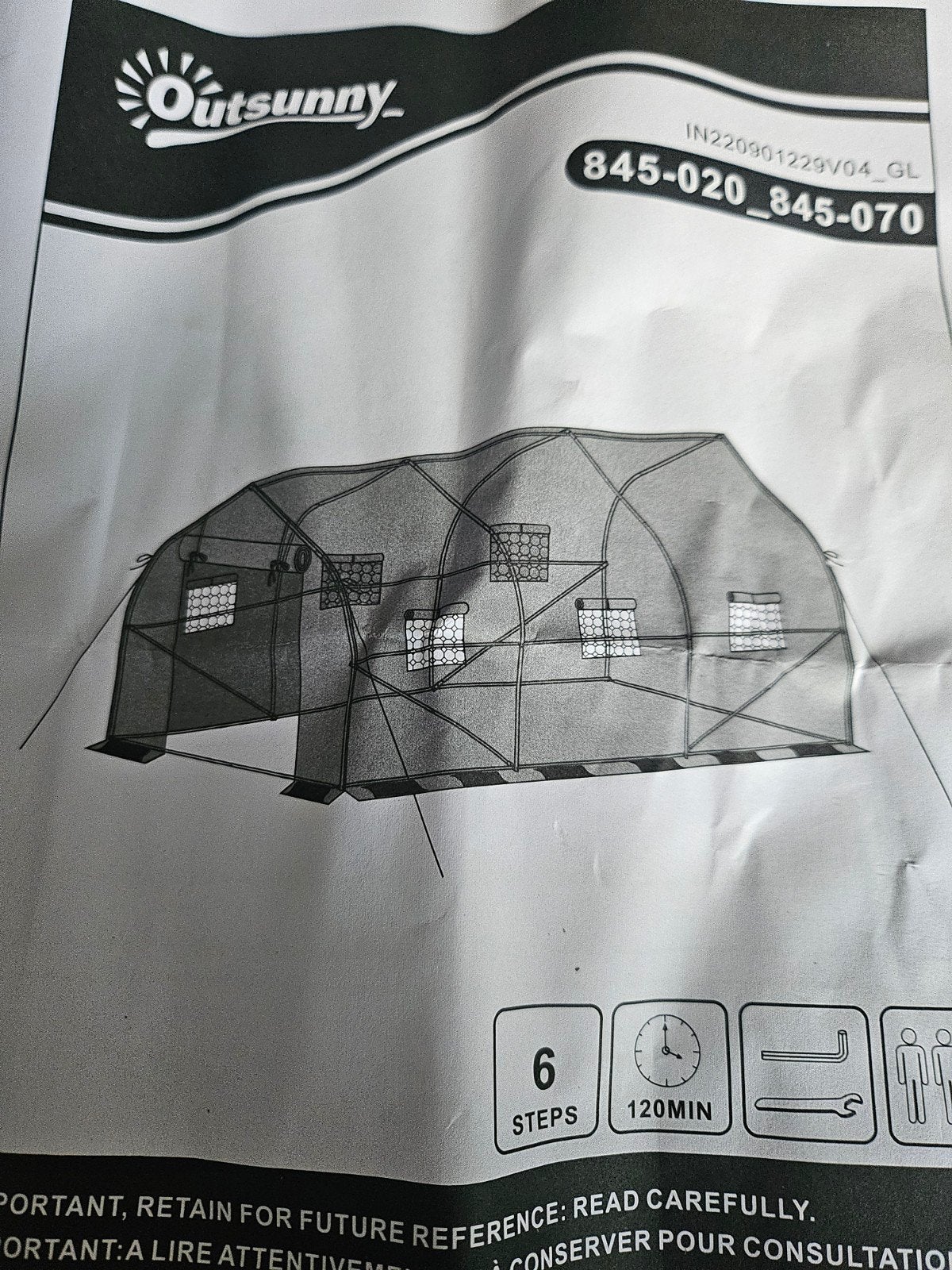 Strakke greppel in de tuin, Ophalen