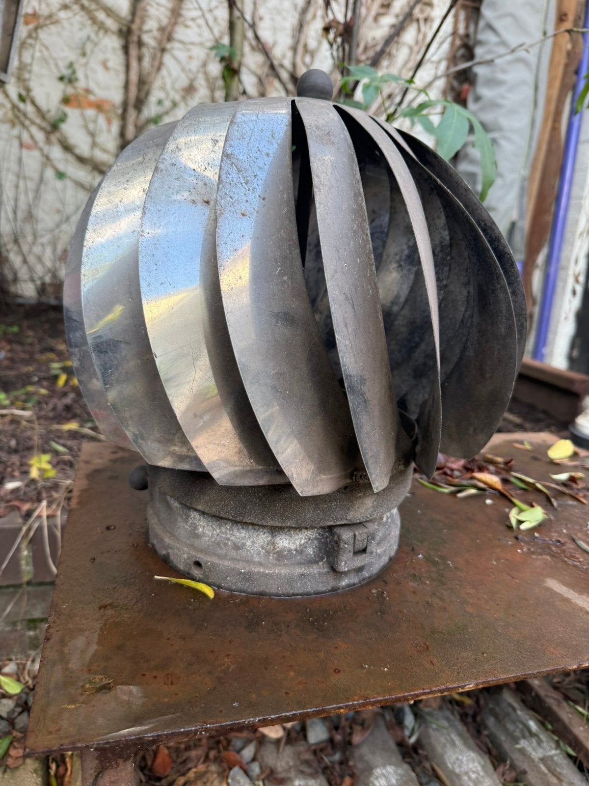 Inox roterende schoorsteenkap trekkap aspiromatic, Enlèvement ou Envoi, Comme neuf