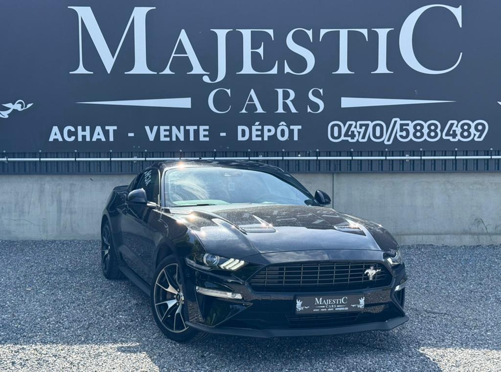 Ford Mustang 2021  43.000km 2.3i   291ch  tva21%  carnet, Achat, Euro 6, Entreprise, Boîte manuelle