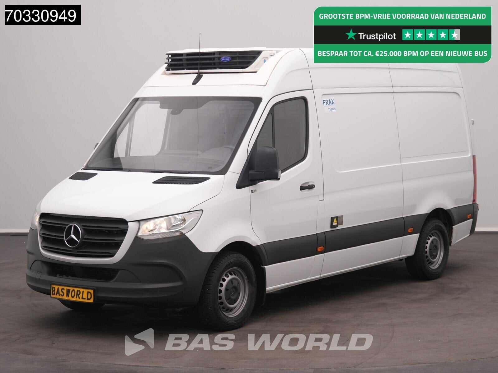 Mercedes Sprinter 316 CDI Lamberet Koelwagen Carrier Xarios, Auto's, Stof, Gebruikt, Euro 6, 4 cilinders
