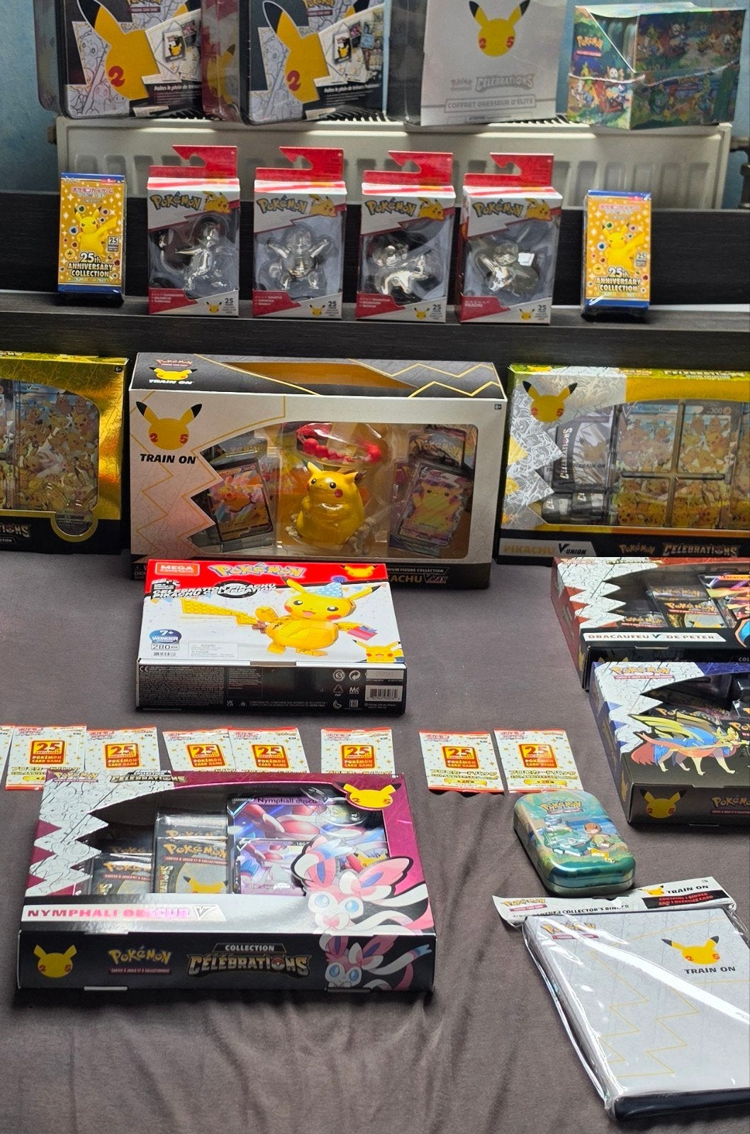 Lot Scèllè Pokèmon 25ans, Enlèvement