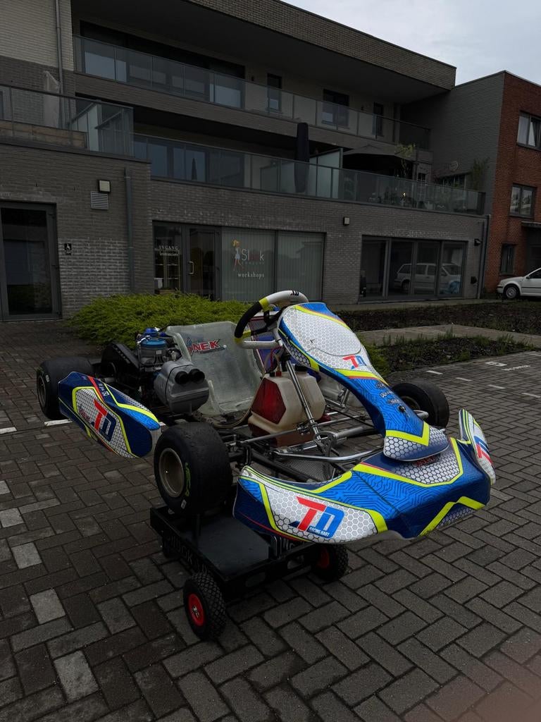 TD racing kart modeljaar 2022 met Iame OK reedster V, Sport en Fitness, Karting, Zo goed als nieuw, Kart, Ophalen