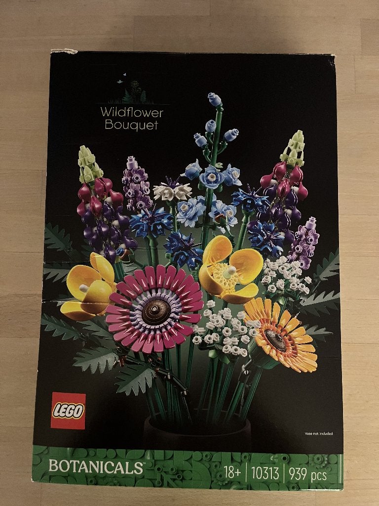Bouquet de fleurs sauvages Lego, Complet, Lego, Ensemble complet, Comme neuf