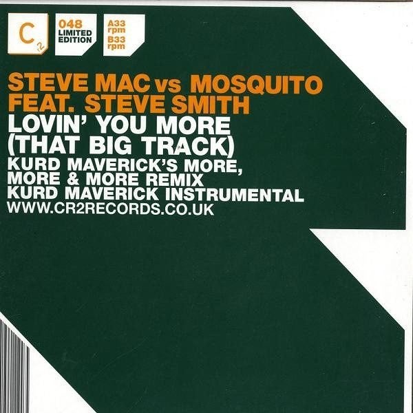 Steve Mac vs. Mosquito Feat. Steve Smith - Lovin' You More (, Enlèvement ou Envoi, Comme neuf, 12 pouces, House