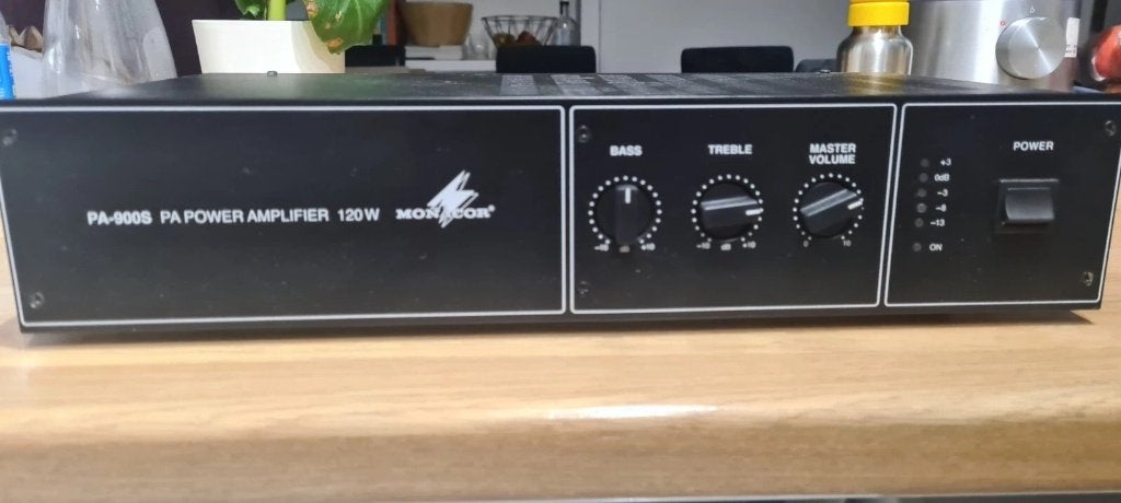Amplificateur de puissance 120 W Monacor PA-900S, Enlèvement ou Envoi